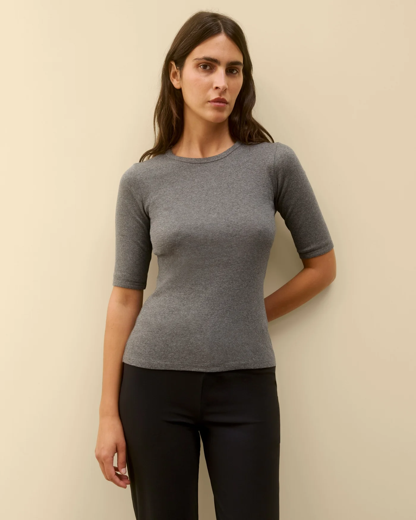 ANNA TEE | Melee Grey - Image 3