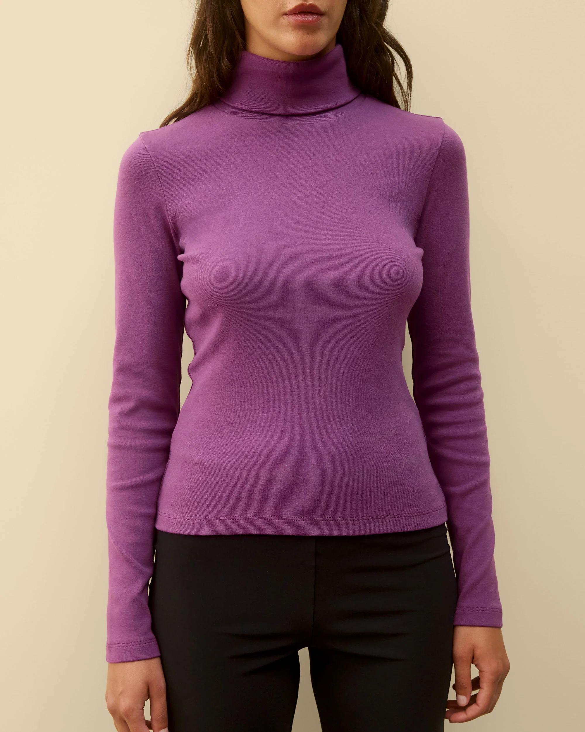 DINAH TURTLENECK | Grape - Image 3