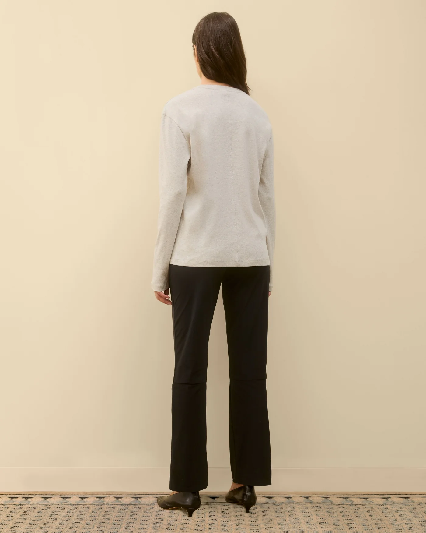 MAGGIE LONGSLEEVE | Heather Grey - Image 3