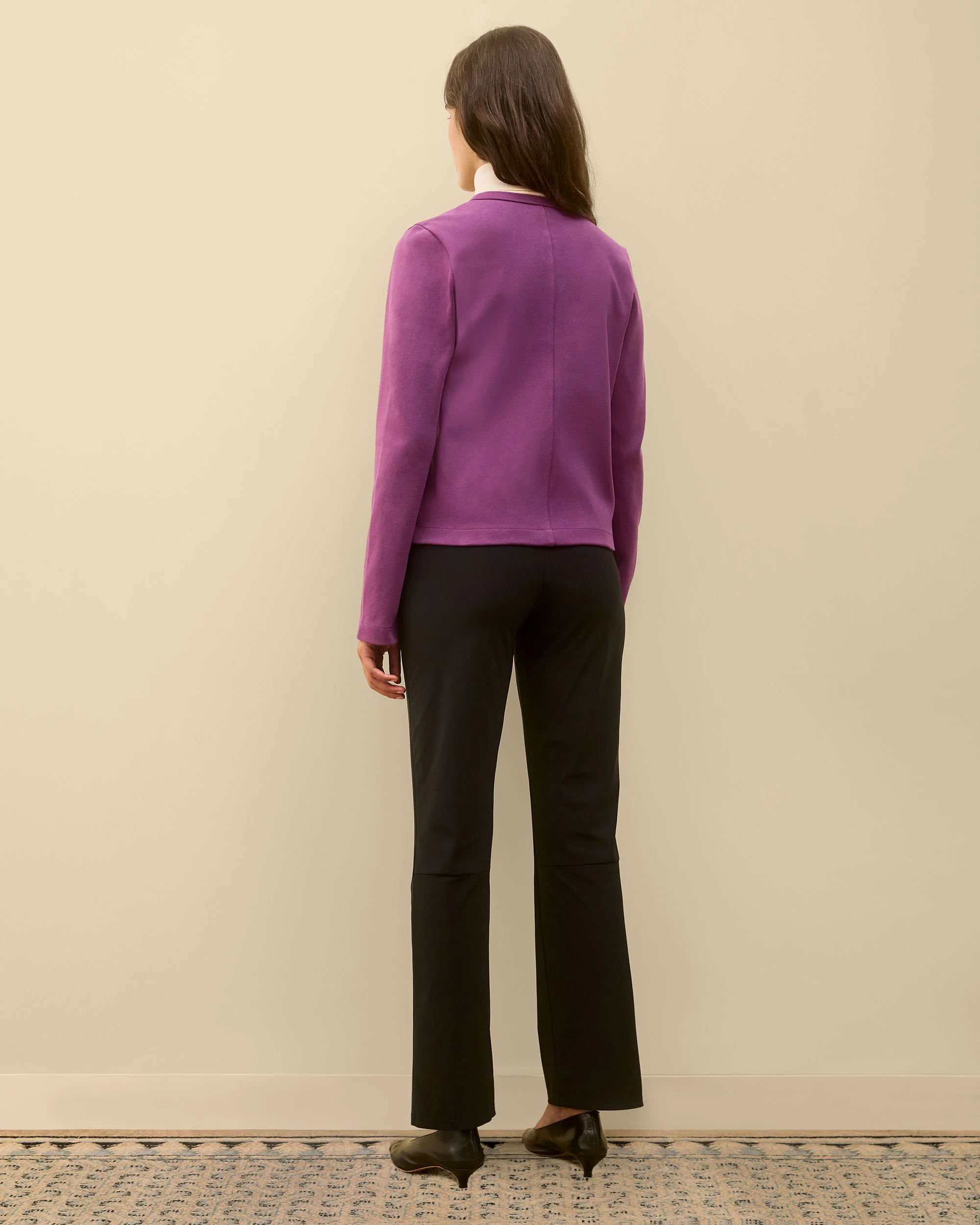 POPPY CARDIGAN | Grape - Image 3