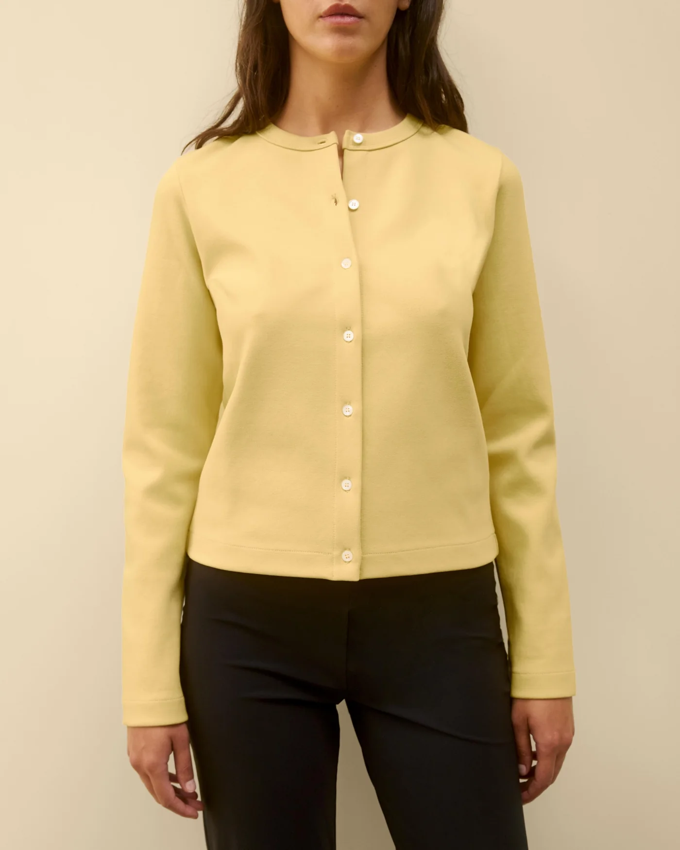 POPPY CARDIGAN | Straw - Image 4