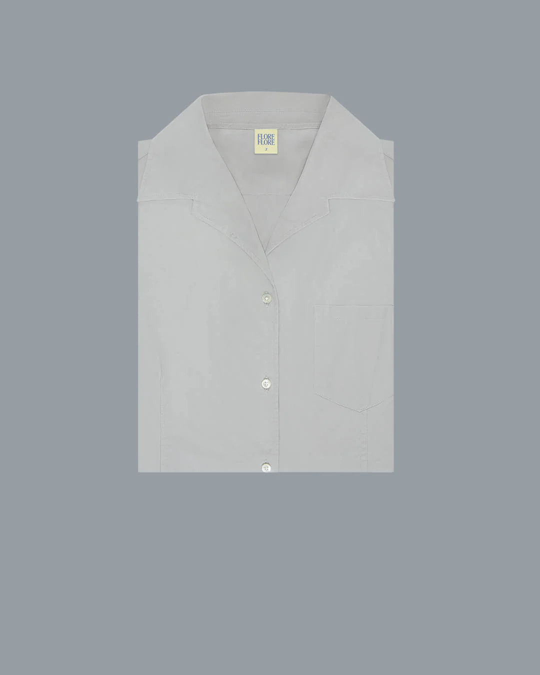 ROSIE SLEEVELESS SHIRT | Grey - Image 3