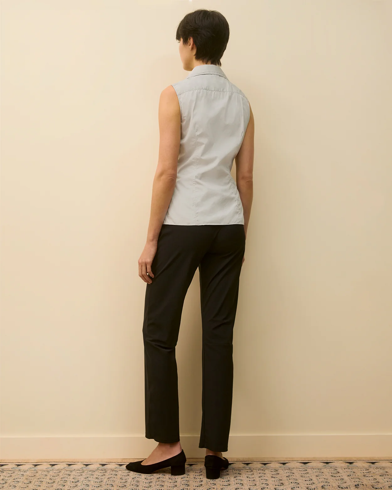 ROSIE SLEEVELESS SHIRT | Grey - Image 6